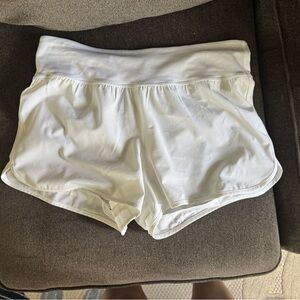 White Athletic Shorts Yummie